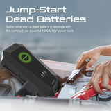 Promate Car Jump Starter Power Bank, 1500A Peak 19200mAh 12V