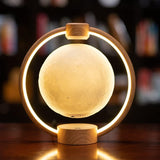 Levitating Moon Lamp Bluetooth Speakers Floating Night Light