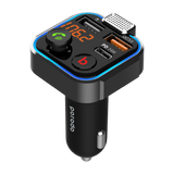 Porodo Smart Car Charger FM Transmitter With 24W PD Port