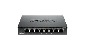 D-Link 8-Port Gigabit Desktop Switch, DGS-108