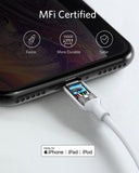 Anker Powerline III Lightning Cable(3 ft / 0.9m) شاحن ايفون انكر الأصلي