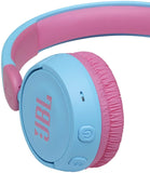 The wireless headphones JBL JR310BT are safe, lightweight and good for youngsters. It provides music enthusiasts with up to twelve hours of the famous JBL sound and enjoyment. Headphones are designed to guarantee that the level is constantly less than 85dB to preserve the hearing. Children are comfortable listening to feathery fit with a bespoke soft cushioned headband and ear coats. Children may also use available stickers to personalise the headphones.  #Headphone for kids 