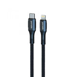 Porodo Type-C to Lightning PD Cable 3A 2M  Model : PD-12PDCL-BK