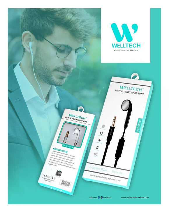 WellTech 3.5 JACK SINGLE HANDFREE